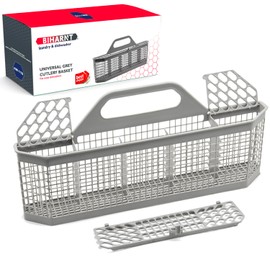 WD28X10128 Universal Dishwasher Silverware Basket Replacement Compatible with WD28X10127, WD28X10131, WD28X10132, 1088673, AP3772889, PS959351, EAP959351 Dishwasher