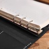 oToday Personal Organizer, Genuine Leather, A6, Business Notebook, 6 Holes,