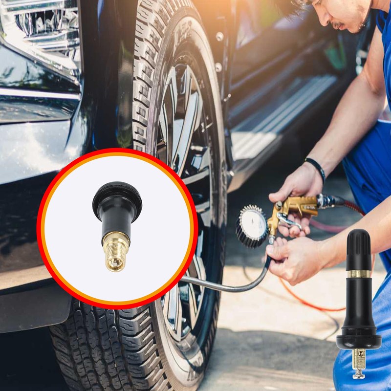 BeoneYuu TPMS 20008/20018 Tire Pressure Sensor Rubber Snap-in Valve Stems