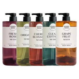 Happy Bath 해피바스 오리지널 컬렉션 바디워시 910g /코튼/로즈/체리 [5.자몽 바디워시 910g] Happy Bath Original Collection Body Wash 910g / Cotton / Rose / Cherry [5. Grapefruit Body Wash 910g]