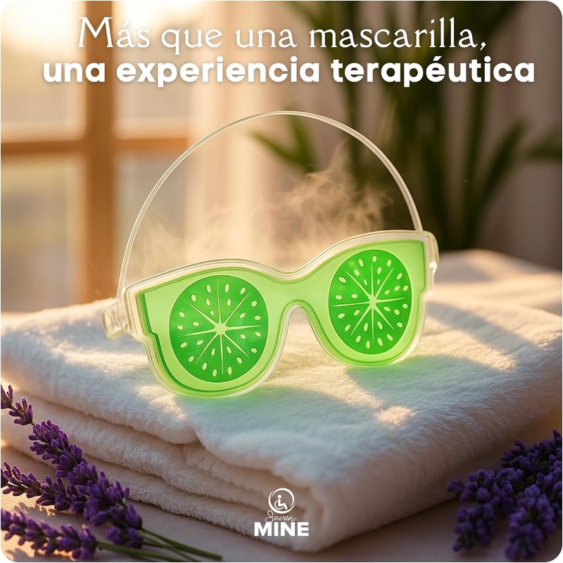 SEVEN MINE Antifaz para Ojos Terapia Frío-Calor Almohadilla Mascarilla Relajante