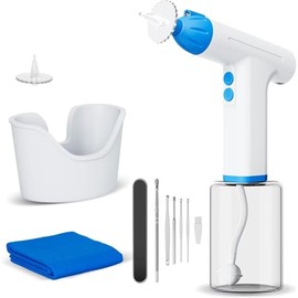 Ear Cleaning Kit with 3 Modes, 1 tip, Basin, Suitable for Adults-White
