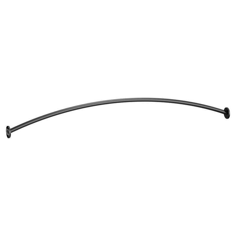 Moen CSR2145BLCurved Shower Rods AC 60" Curved Shower Rod