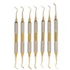 7pcs Dental Composite Resin Filling Spatula Stainless Steel Dental Instrument