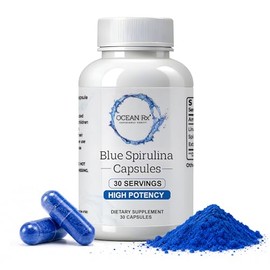 Suplemento prebiótico de extracto de espirulina azul puro  antioxidante, antiinfamatorio                                                              