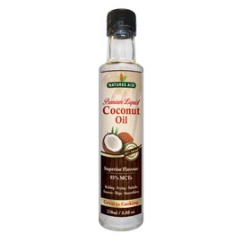 Natures Aid Premium Liquid Coconut Oil, 250ml