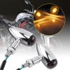 2pcs Motorcycle Bullet Amber LED Turn Signals Indicator Lighting Lamp