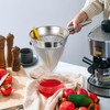SiliFine Stainless Steel Reinforced Bouillon Sieve Strainer Cone Fine Mesh