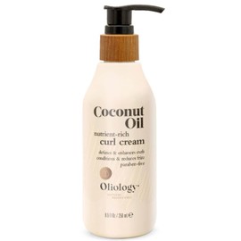 Oliology Coconut Oil Curl Cream 8.5oz defines curls reduces frizz for all hair types