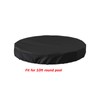 LC LICTOP Round Cover for 10Ft Pool, 210D Polyester Solar