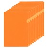 PATIKIL L Type Folder Pack of 10 A5 Plastic File