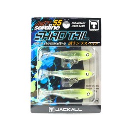 JACKALL Worm Jelly Sardine 55 Shad Tail Chart Jelly Glow
