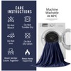 Fitted Sheet Single Bed (91 x 193cm) - Navy Bedding