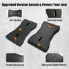 RV Stabilizer Jack Pads 2 Pack, Heavy Duty Rubber Scissor