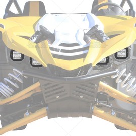sinocea0 For Yamaha YXZ1000R Bumper LED Headlight Kit 4x Light Pods Mounting Wire Kit 15+