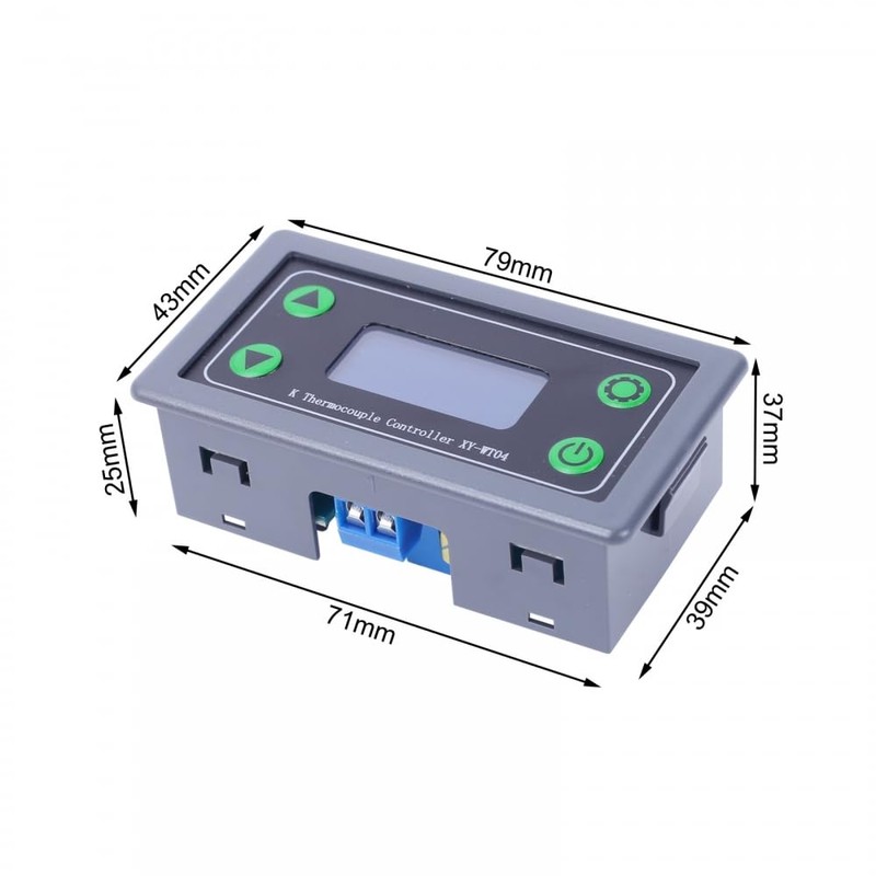K-Type Thermocouple Controller, XY-WT04 DC 6-30V High Temperature Digital Thermostat,