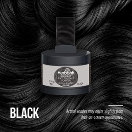 Koloret Root Touch Up Powder– Natural Black Powder for Women & Men, Instant Root Cover Up for Gray Coverage, Hairline Concealer for Thinning Hair & Bald Spots, Water-Resistant & Smudge-Proof, 4g