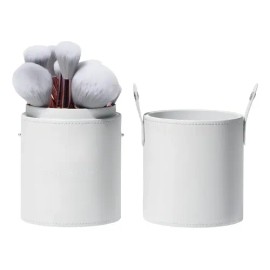 Beauty Creations - Dream Girl Set de Brochas de Maquillaje 24 Piezas con Estuche - Brochas para Rostro y Ojos, Pelo Sintético - Color Blanco