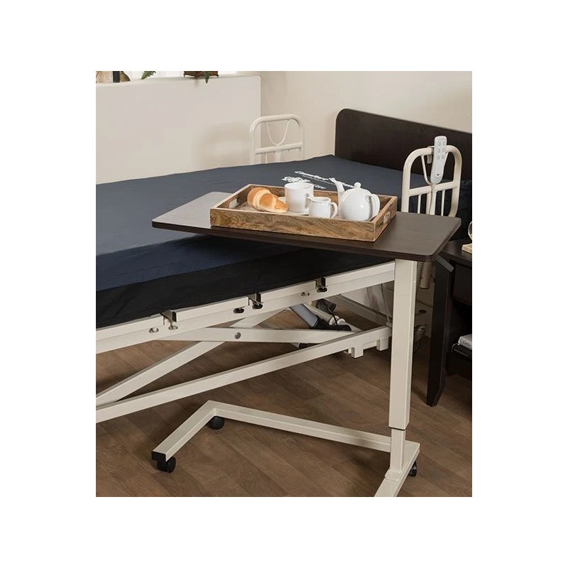 Medacure Hospital Bed Table Overbed Table with Wheels & Adjustable