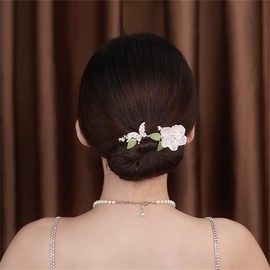 Style Elegant Lazy Hair Curler, Crystal Hair Curlerr, Twist Hairstyle Bun Hair Accessories (Black, One size)