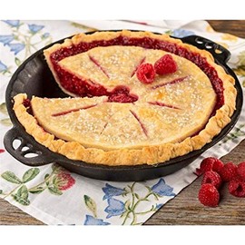 Cast Iron Pie Pan with Enamel Coating