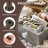 sourcing map 20 Pcs Wooden Spool for Craft, 1.2"/30 mm