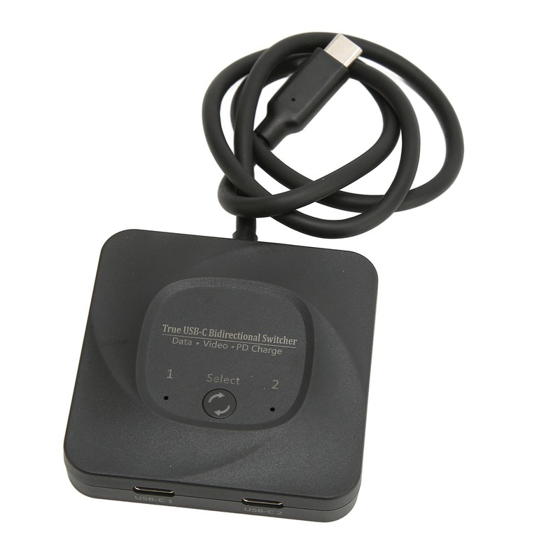 USB C Switch 2 in 1 Output Plug and Play