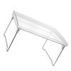 Jenngaoo Transparent Storage Shelf，Transparent Acrylic Foldable Desktop Organizer Multifunctional Space