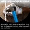 100 Pack Cable Clips, 8 mm White Flat Ethernet Wire