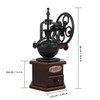 Coffee Grinder,Wooden Coffee Bean Grinder Manual Coffee Grinder Roller, Antique