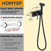 HOMYEP Brass Handheld Bidet Sprayer Attachment for Toilet, Bathroom Vanity
