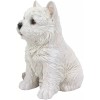 Ebros Sitting West Highland Terrier White Westie Puppy Dog Statue