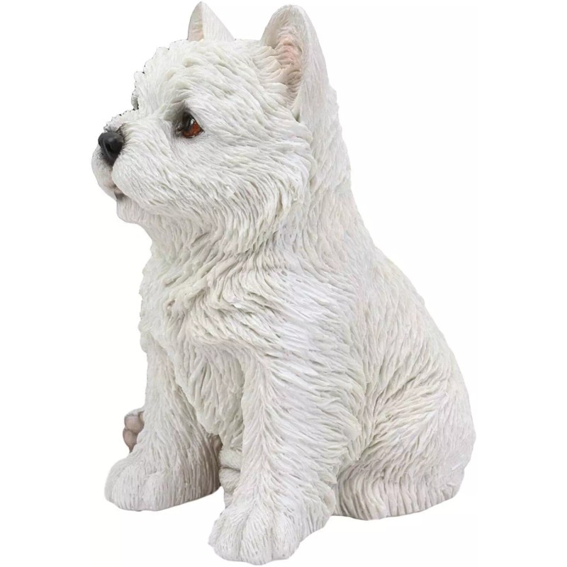 Ebros Sitting West Highland Terrier White Westie Puppy Dog Statue