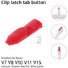 2Pcs Cleaner Head Clip Latch Tab Button, Replacement Parts for
