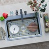 Alonsoo 26" x 14" Large Gold Kitchen Sink Grid and