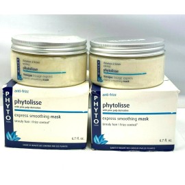 Phyto Phytolisse Express Smoothing Mask(Unruly Hair)Frizz Control 6.7oz LOT OF 2