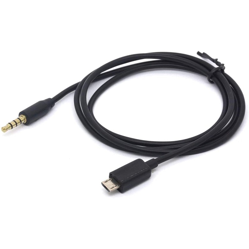 PIIHUSW Micro USB to 3.5mm Audio Output Cable - Gold