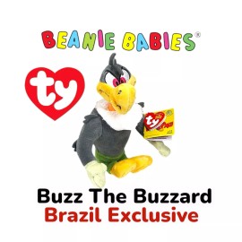 Ty Beanie Babies Buzz Buzzard From Woody Woodpecker Brazil Only Exclusive MWMT