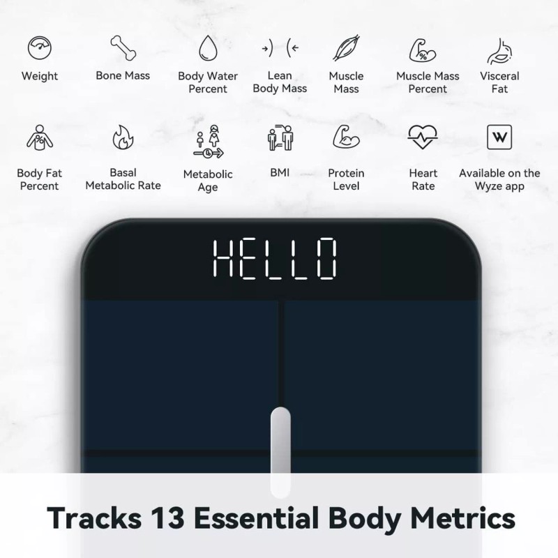 WYZE Smart Scale X for Body Weight, Digital Bathroom Scale