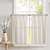 lovemyfabric Durable Solid Polyester Poplin Café Tier Curtains Window Treatment/Window