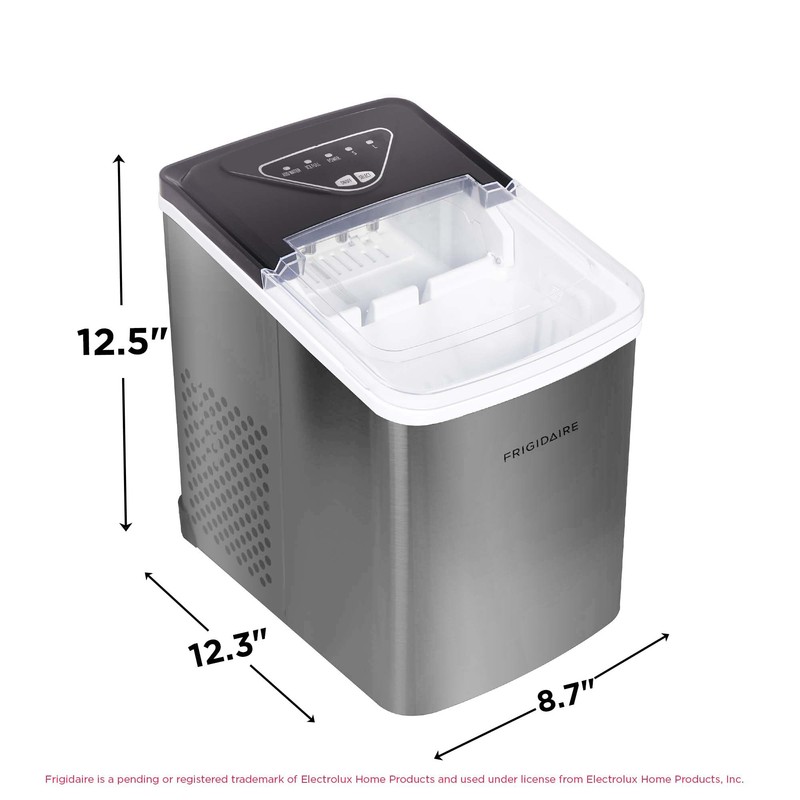Frigidaire EFIC123-SS Counter Top Maker, Produces 26 pounds Ice per