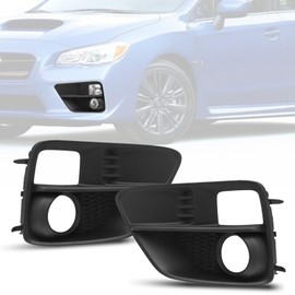 CZCJGD Fog Light Bezel Compatible with Subaru WRX 2015 2016 2017 Pair Left & Right Side Foglamps Bezel Cover Replacement, 1 Pair, Matte Black