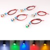 Kiligen 5pcs 8mm DC 12-24V LED Waterproof Indicator Light Pilot