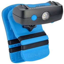 noxgear 500 Lumen Waterproof LED Clip Light - 100° Even Light Spread, 7 lbs Clamp Force, 6 lbs Magnet Force, 2” Jaw, USB-C Rechargeable Light for Camping, Workshop, Power Outages, Strollers, & More