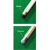 Dunn's titanium ferrules for snooker cues. Alloy TC4, threadless, easy