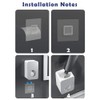 Toothpaste Squeezer Holder, 2 Pieces Automatic Toothpaste Squeezer, Wall Mounted