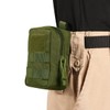 IronSeals 2 Pack MOLLE Pouch Multi-Purpose Tactical Compact Pack Water-Resistant