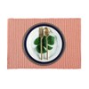 100% Cotton Ribbed Placemats - Set of 8-13 x 19