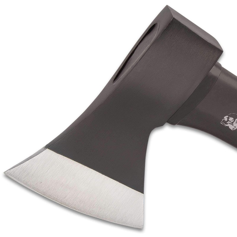 Black Legion Camping Hatchet - 14” Length | Rubberized Ridged