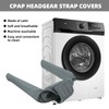 Silk CPAP Neck Pad for CPAP Headgear, Gray CPAP Strap